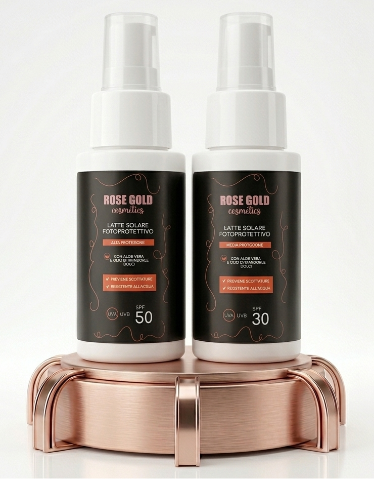 Latte solare 30 e 50 con Aloe Vera 50ml